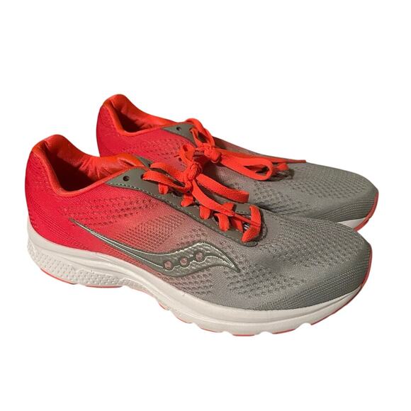 Saucony Shoes - Saucony Grid Women Shoes Size 9.5 Sneaker Silver Pink S30024-1